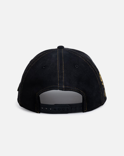 New Era Los Angeles Lakers 'Statement Suede 10 Year Anniversary' 9FORTY A-Frame Snapback Black Suede