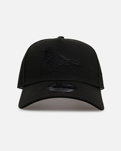 New Era Baltimore Orioles 'Easy Black' 9FORTY A-Frame Snapback Black/Black