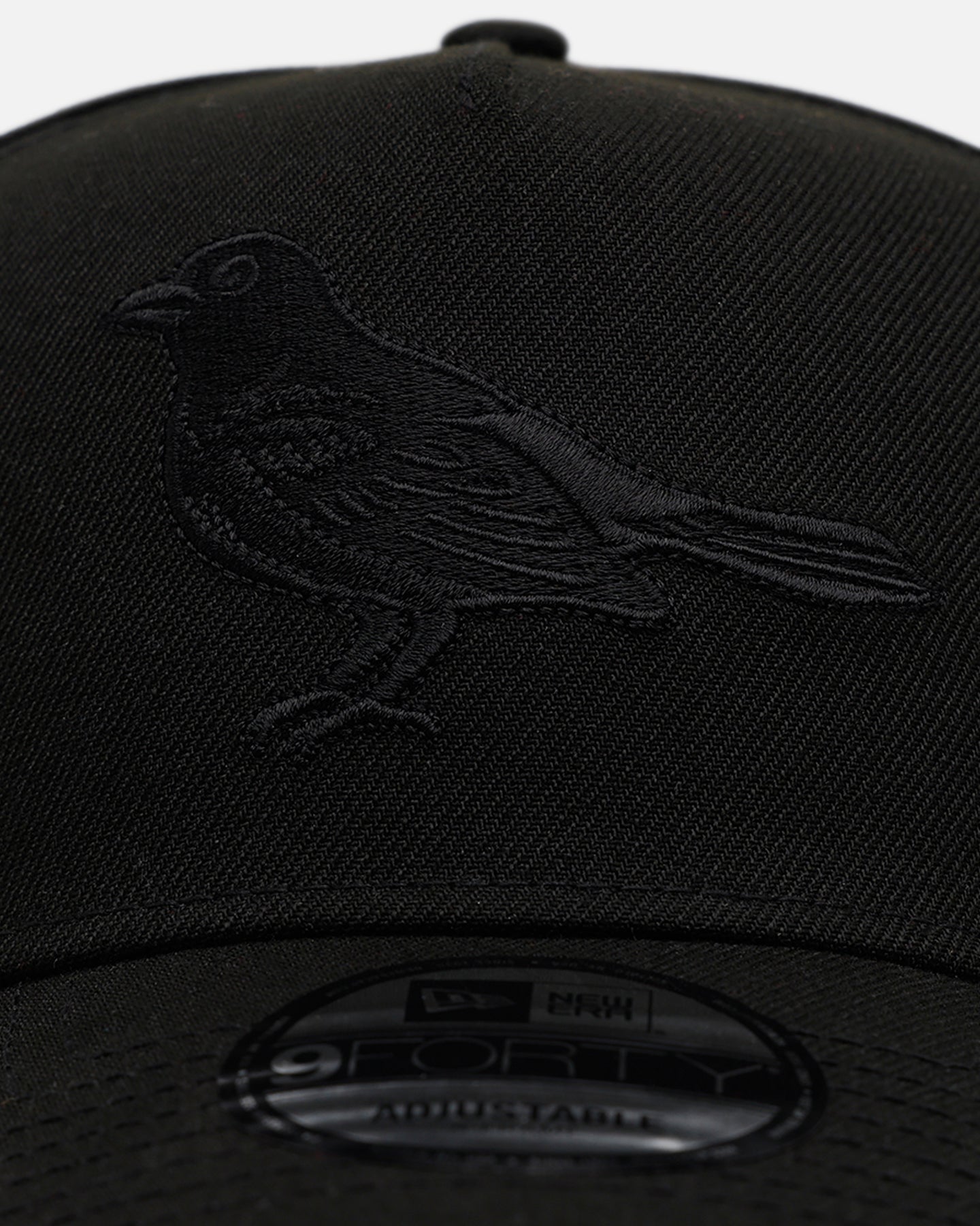 New Era Baltimore Orioles 'Easy Black' 9FORTY A-Frame Snapback Black/Black