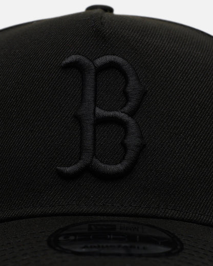New Era Boston Red Sox 'Easy Black' 9FORTY A-Frame Snapback Black/Black