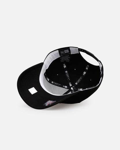 New Era Chicago Bulls 'Easy Black' 9FORTY A-Frame Snapback Black/Black