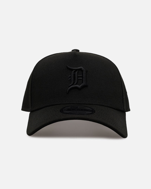 New Era Detroit Tigers 'Easy Black' 9FORTY A-Frame Snapback Black/Black