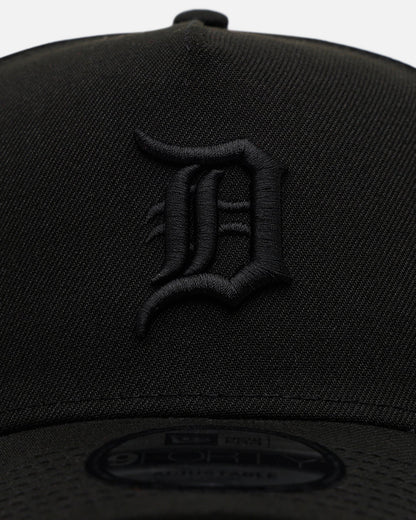 New Era Detroit Tigers 'Easy Black' 9FORTY A-Frame Snapback Black/Black
