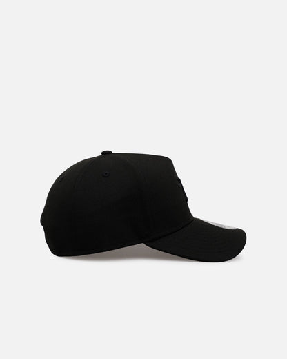 New Era Houston Astros 'Easy Black' 9FORTY A-Frame Snapback Black/Black