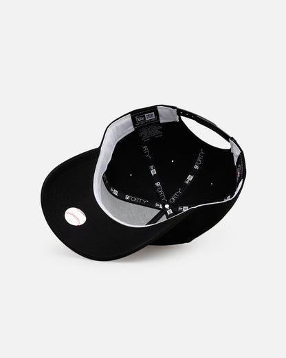 New Era Houston Astros 'Easy Black' 9FORTY A-Frame Snapback Black/Black