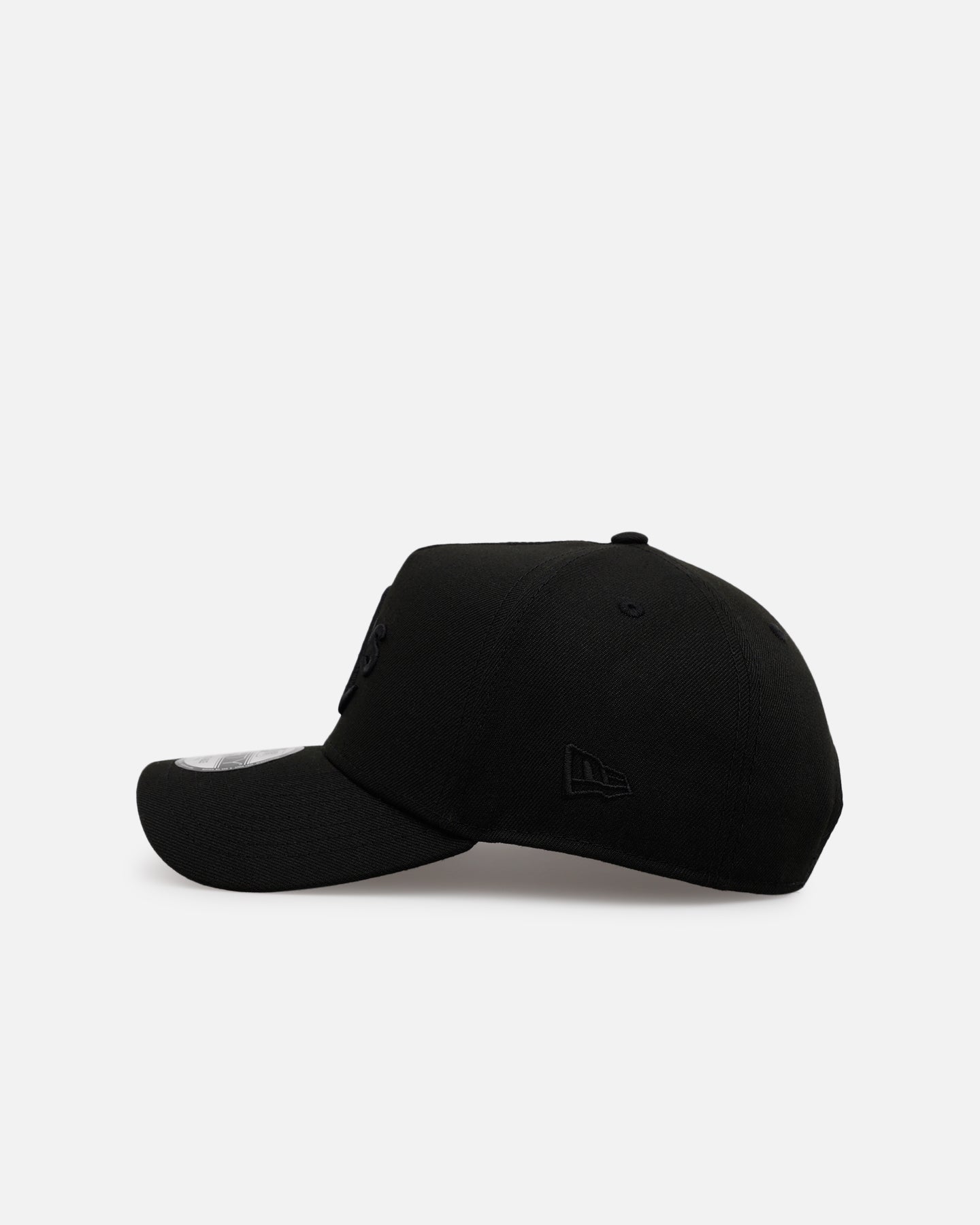 New Era Oakland Athletics 'Easy Black' 9FORTY A-Frame Snapback Black/Black