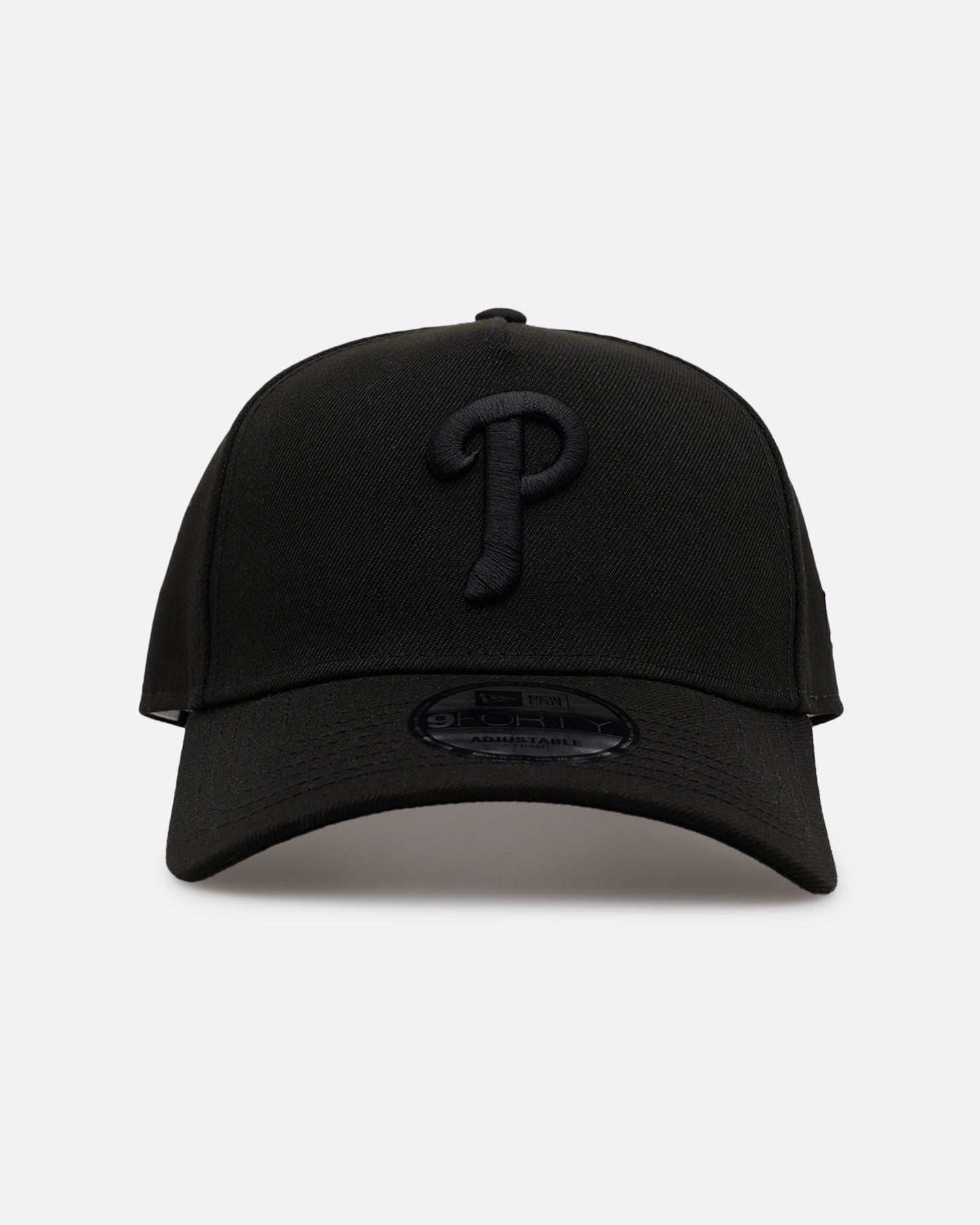 New Era Philadelphia Phillies 'Easy Black' 9FORTY A-Frame Snapback Black/Black