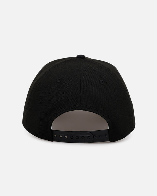New Era Seattle Mariners 'Easy Black' 9FORTY A-Frame Snapback Black/Black