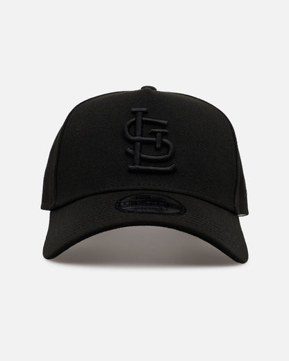New Era St. Louis Cardinals 'Easy Black' 9FORTY A-Frame Snapback Black/Black