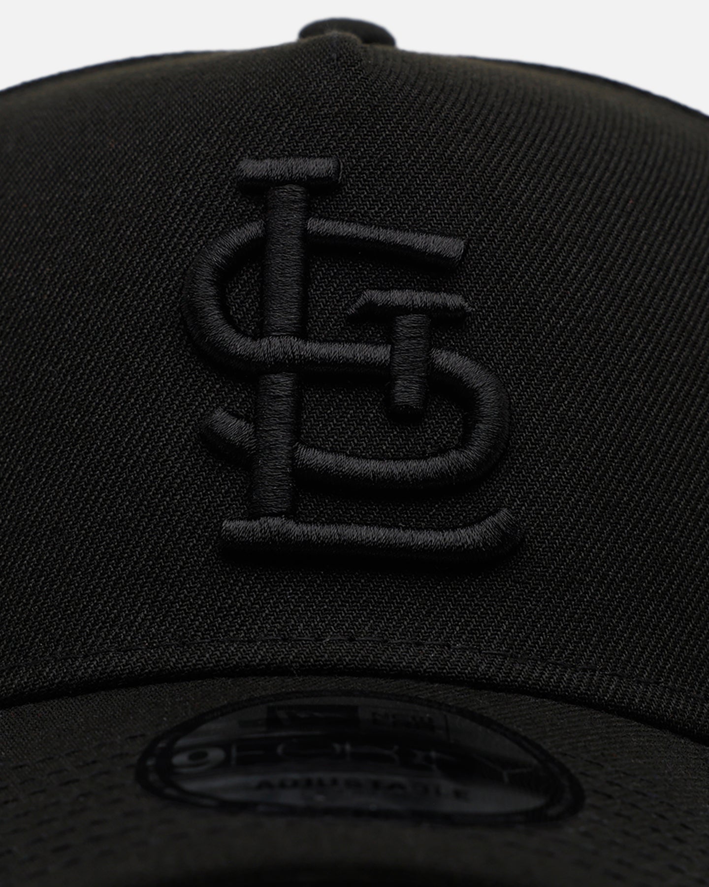 New Era St. Louis Cardinals 'Easy Black' 9FORTY A-Frame Snapback Black/Black