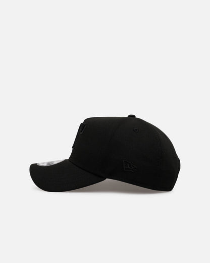 New Era Texas Rangers 'Easy Black' 9FORTY A-Frame Snapback Black/Black