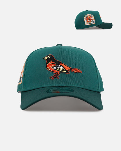 New Era Baltimore Orioles 'Citrus 2.0' 9FORTY A-Frame Snapback Dark Green/Orange