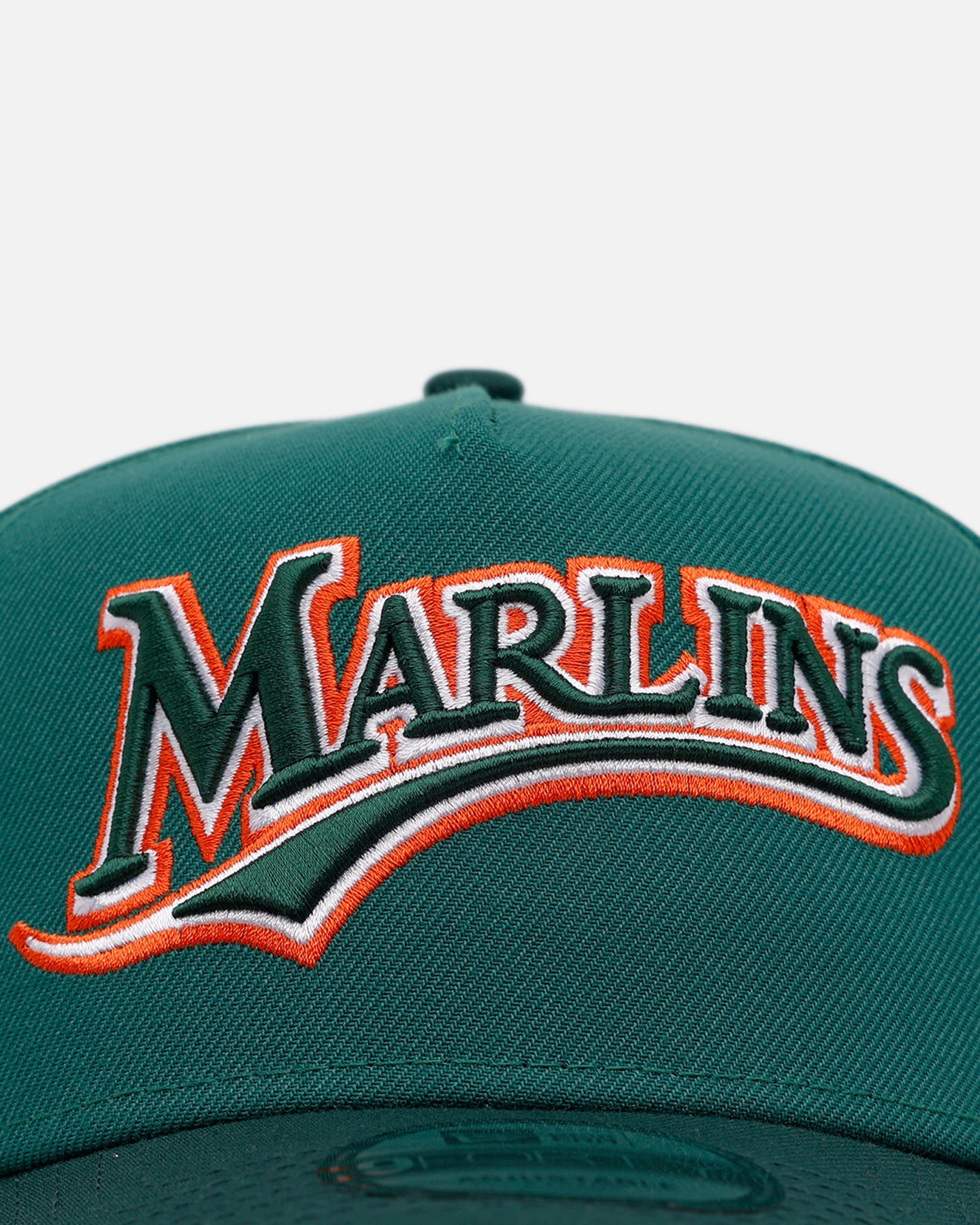 New Era Florida Marlins 'Citrus 2.0' 9FORTY A-Frame Snapback Dark Green/Orange