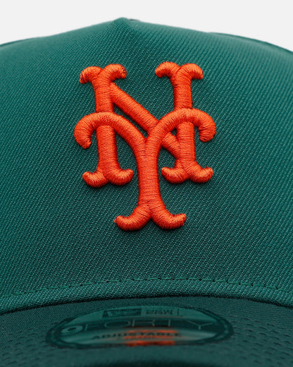 New Era New York Mets 'Citrus 2.0' 9FORTY A-Frame Snapback Dark Green/Orange