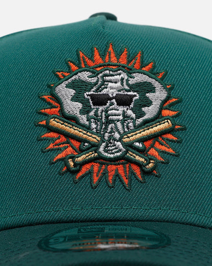 New Era Oakland Athletics 'Citrus 2.0' 9FORTY A-Frame Snapback Dark Green/Orange