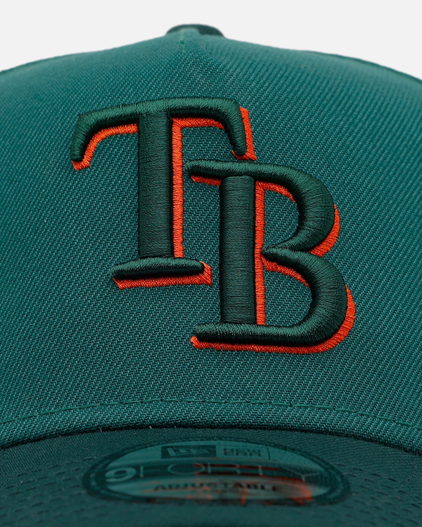 New Era Tampa Bay Rays 'Citrus 2.0' 9FORTY A-Frame Snapback Dark Green/Orange