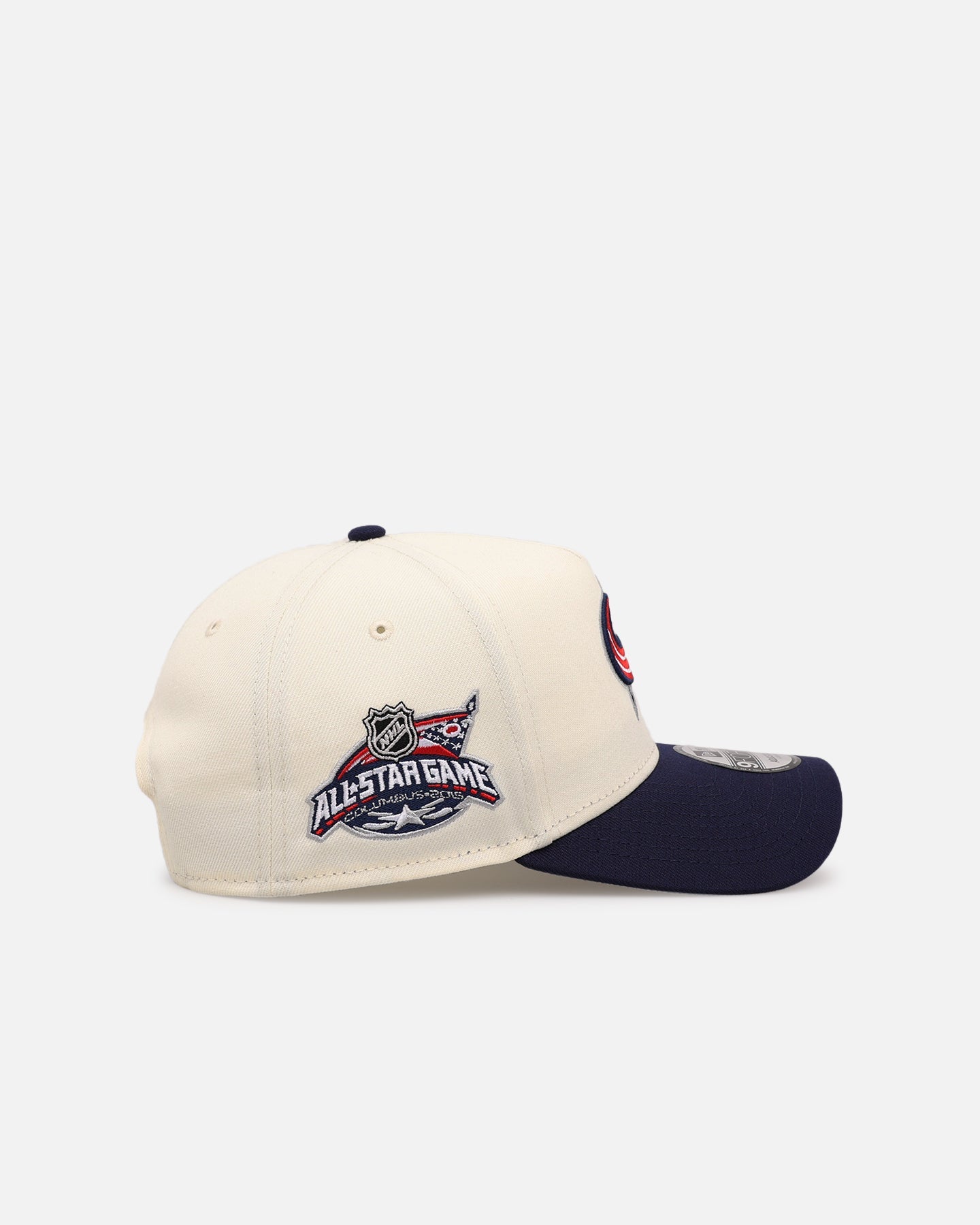 New Era Columbus Blue Jackets 'Team Color Visor' 9FORTY A-Frame Snapback Chrome/Official Team Color