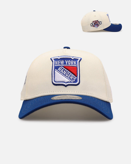 New Era New York Rangers 'Team Color Visor' 9FORTY A-Frame Snapback Chrome/Official Team Color