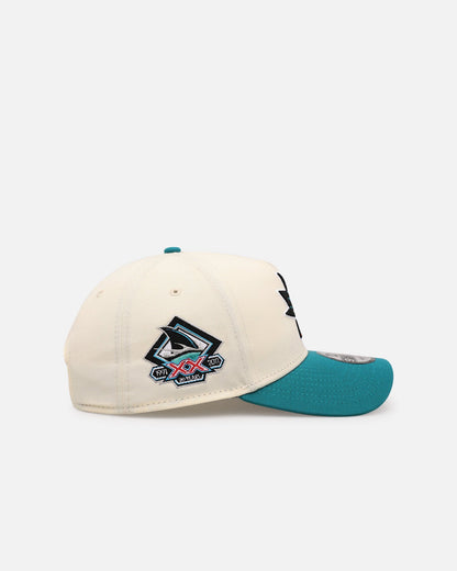 New Era San Jose Sharks 'Team Color Visor' 9FORTY A-Frame Snapback Chrome/Official Team Color