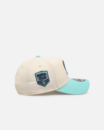New Era Seattle Kraken 'Team Color Visor' 9FORTY A-Frame Snapback Chrome/Official Team Color