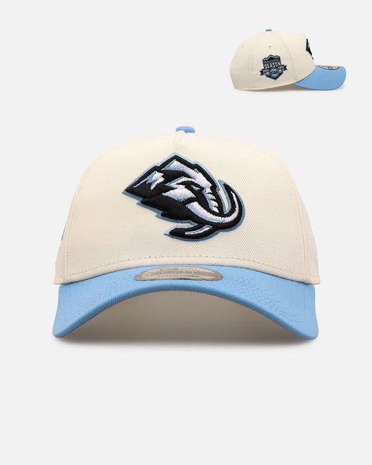 New Era Utah Mammoth 'Team Color Visor' 9FORTY A-Frame Snapback Chrome/Official Team Color