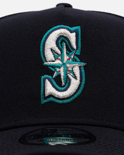 New Era Seattle Mariners 'On Field' 9FORTY A-Frame Snapback Official Team Color