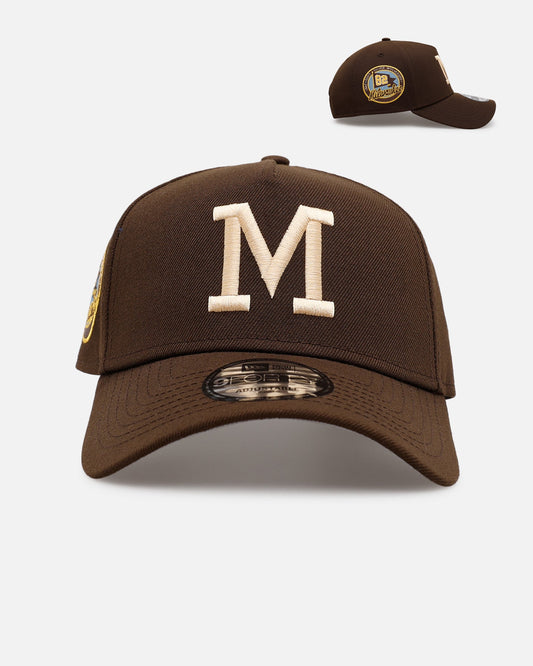 New Era Milwaukee Brewers 'Stay Classy' 9FORTY A-Frame Snapback Walnut