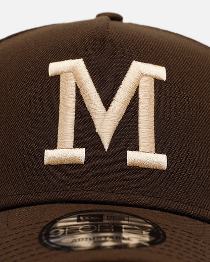 New Era Milwaukee Brewers 'Stay Classy' 9FORTY A-Frame Snapback Walnut