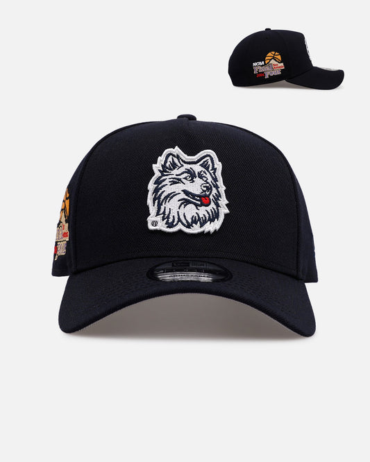 New Era UConn Huskies 'Retro Final Four' 9FORTY A-Frame Snapback Official Team Color