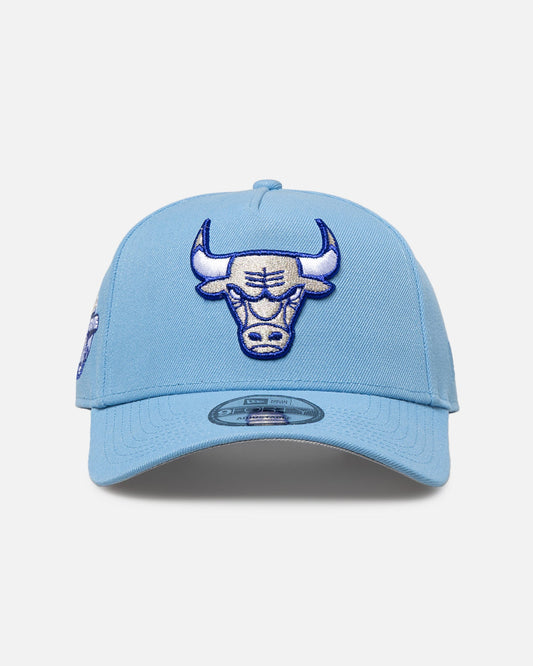 New Era Chicago Bulls 'Black Sky Blue' 9FORTY A-Frame Snapback Sky Blue