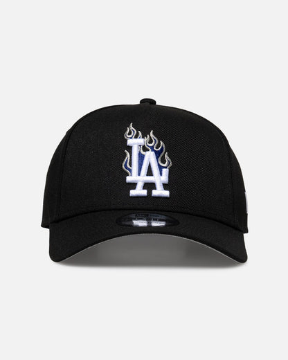New Era Los Angeles Dodgers 'Flame Logo' 9FORTY A-Frame Snapback Black