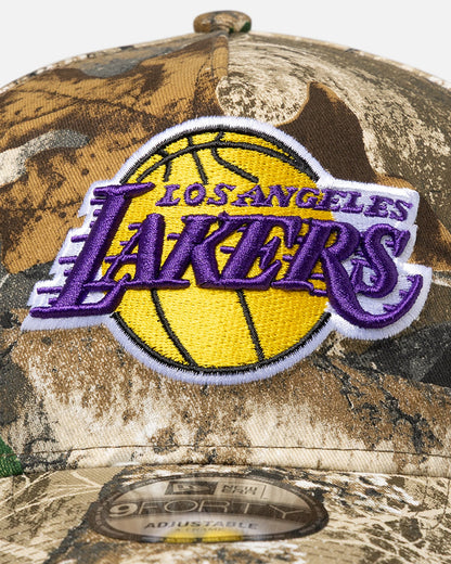 New Era Los Angeles Lakers 'Real Tree Camo' 9FORTY A-Frame Snapback Real Tree Camo