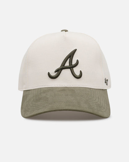 47 Brand Atlanta Braves 'Bottle Green 2.0' 47 Offside Snapback Natural