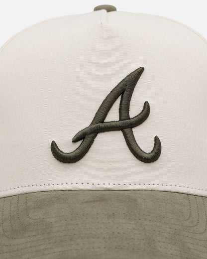 47 Brand Atlanta Braves 'Bottle Green 2.0' 47 Offside Snapback Natural