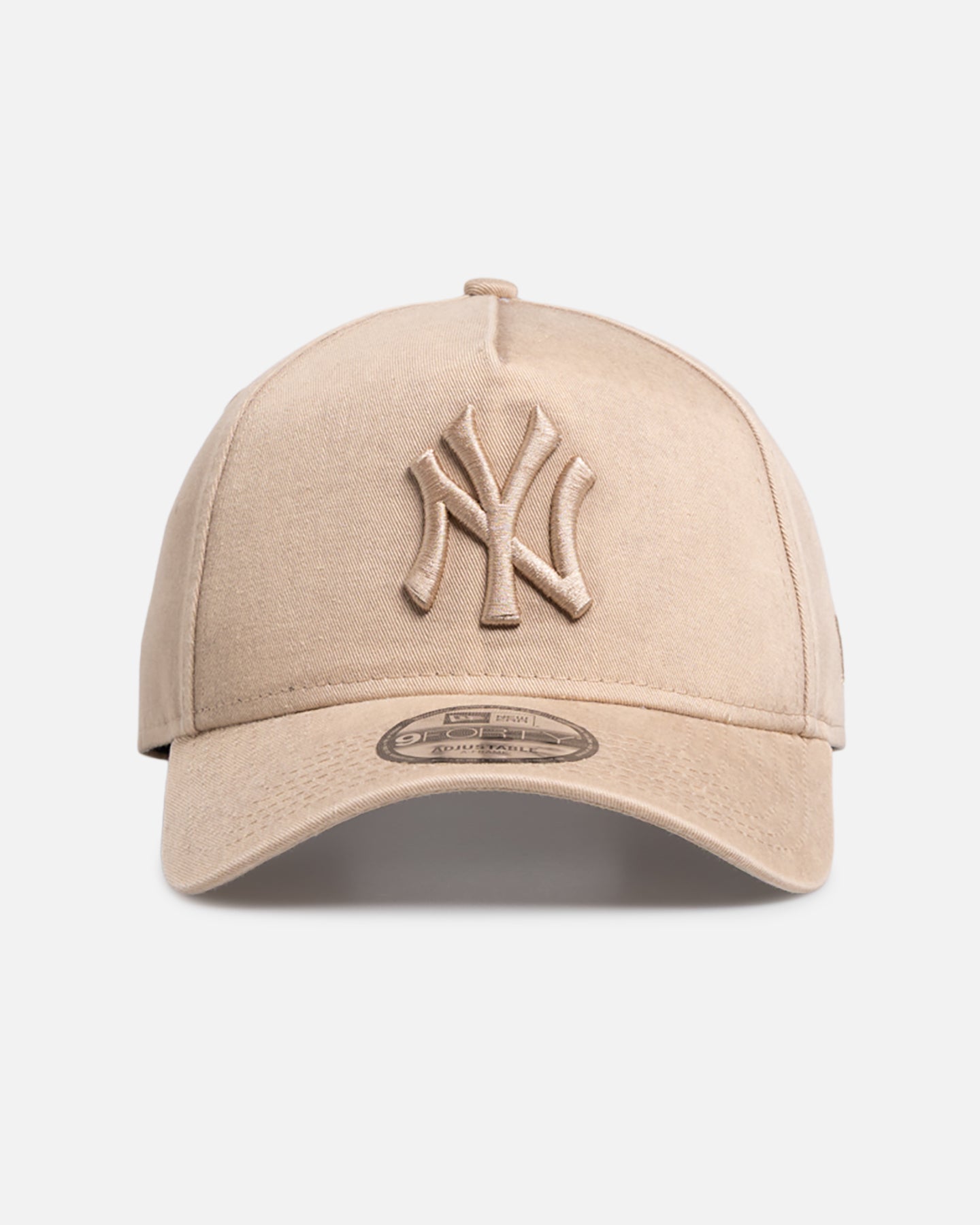New Era New York Yankees 'Dirty Wash' 9FORTY A-Frame Snapback Camel