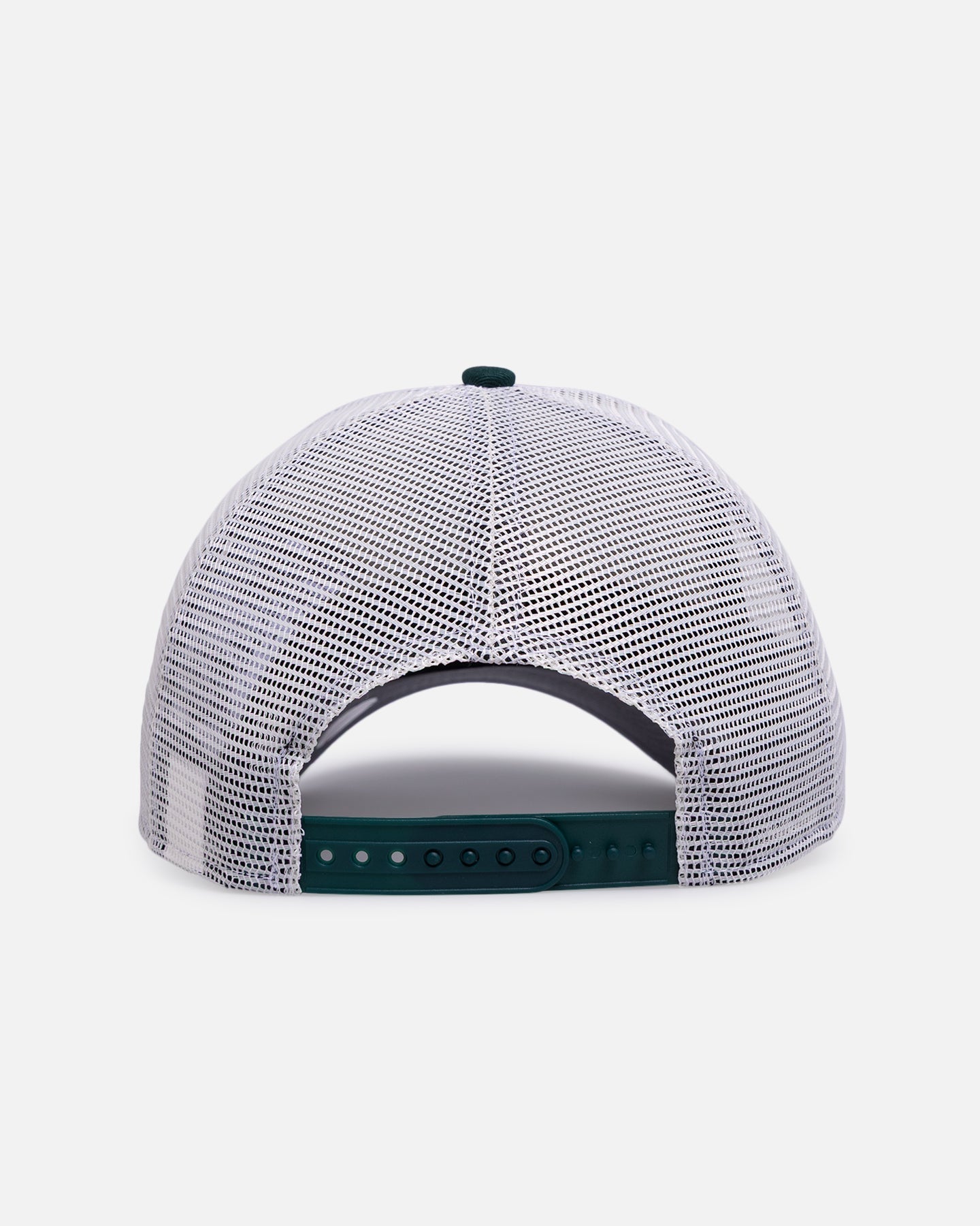 New Era Los Angeles Dodgers 'Upside Down Logo' 9FORTY A-Frame Trucker Snapback White/Green