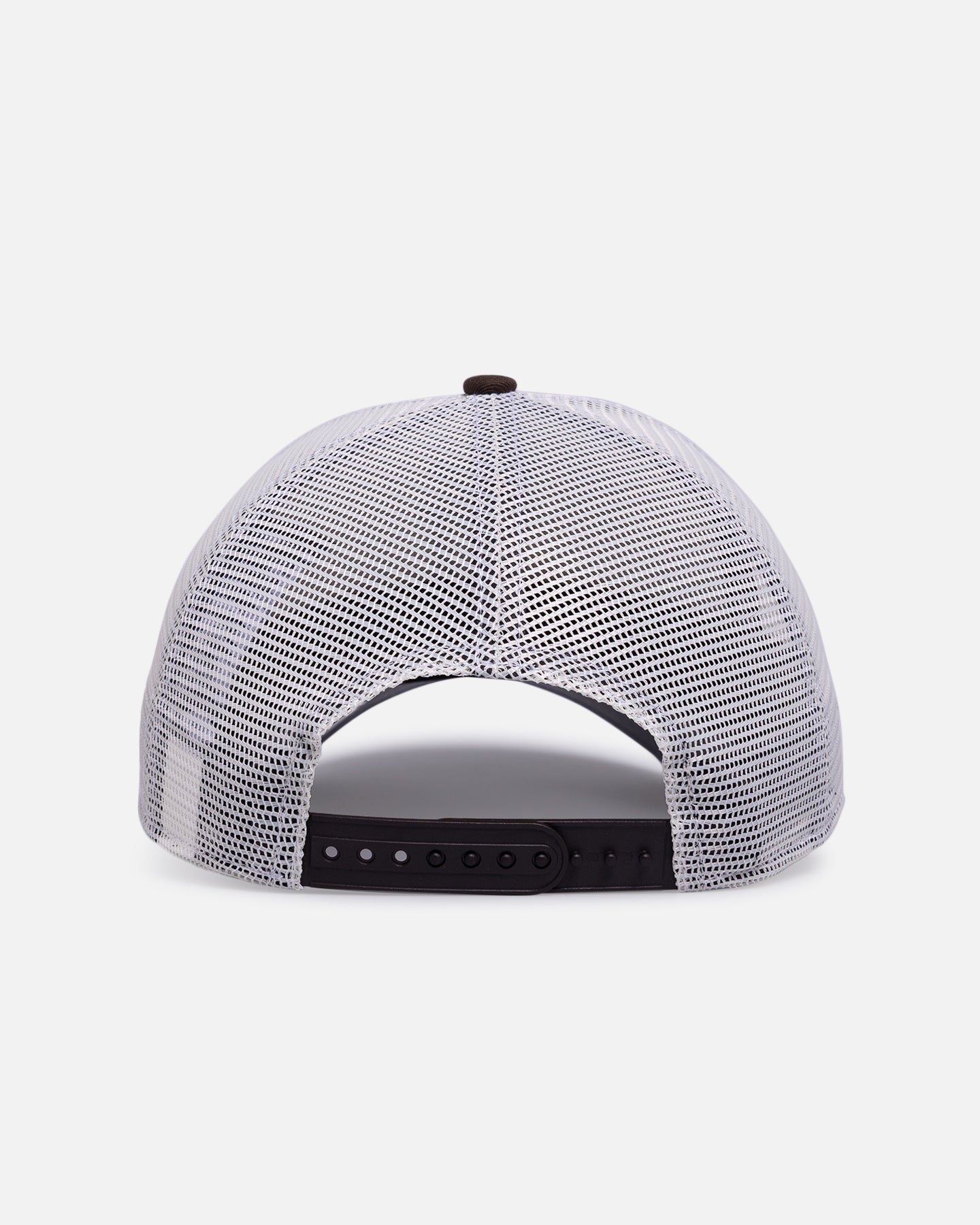 New Era Los Angeles Dodgers 'Upside Down Logo' 9FORTY A-Frame Trucker Snapback White/Brown