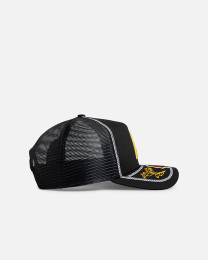 New Era Arizona Diamondbacks 'Rose Visor' 9FORTY A-Frame Trucker Snapback Black/Rose