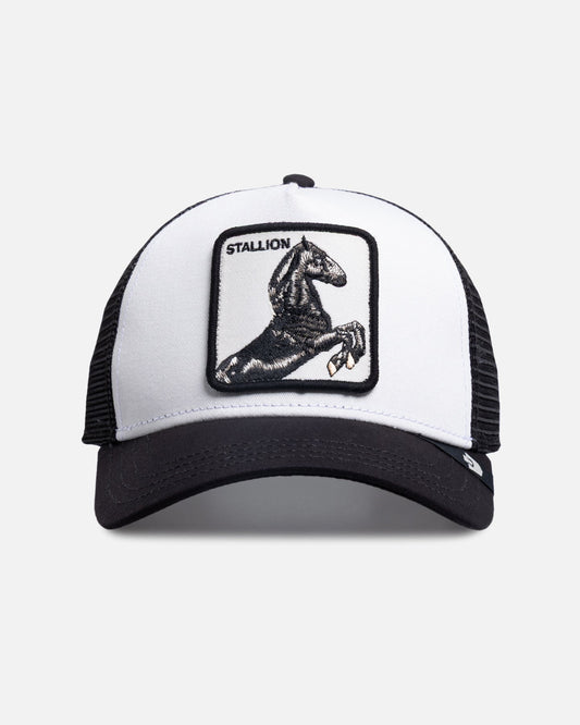 Goorin Bros Stallion Trucker Snapback White/Black