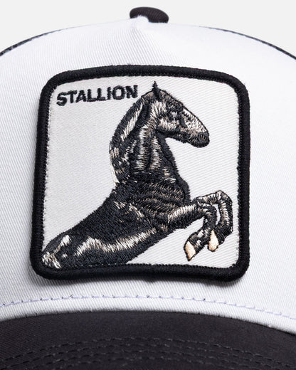 Goorin Bros Stallion Trucker Snapback White/Black