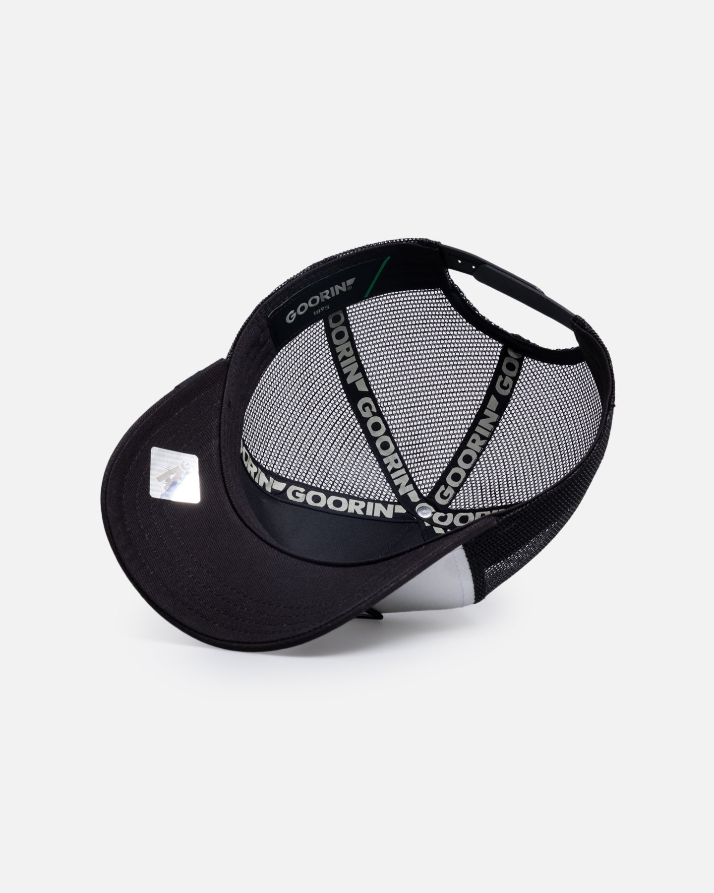Goorin Bros Stallion Trucker Snapback White/Black