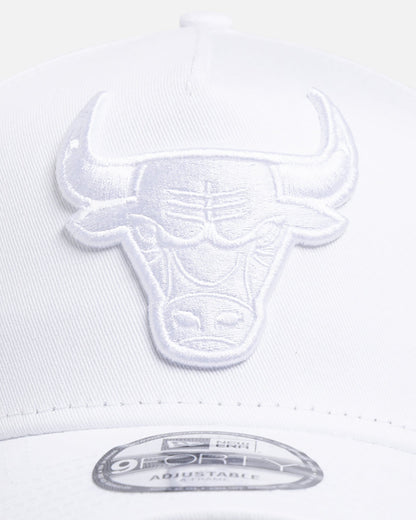 New Era Chicago Bulls 'Optic White' 9FORTY A-Frame Snapback Optic White