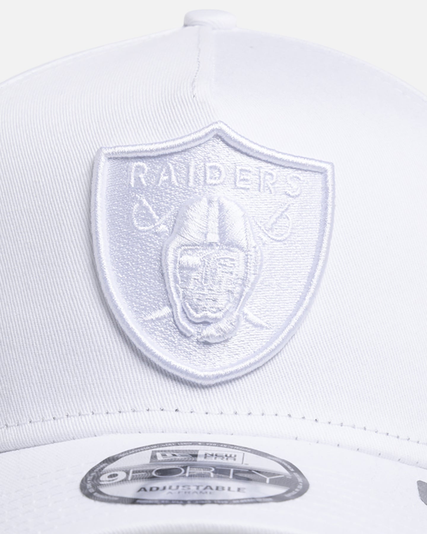 New Era Las Vegas Raiders 'Optic White' 9FORTY A-Frame Snapback Optic White