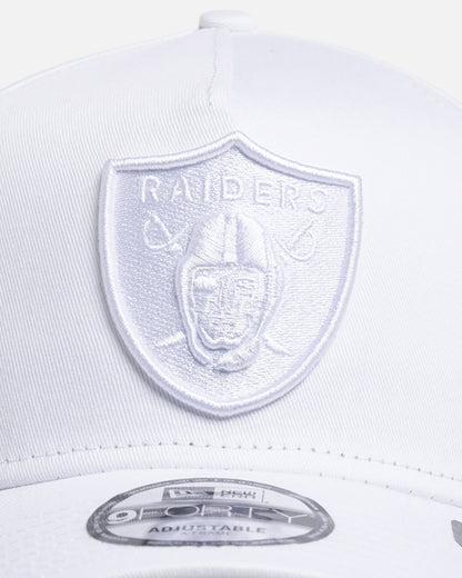 New Era Las Vegas Raiders 'Optic White' 9FORTY A-Frame Snapback Optic White