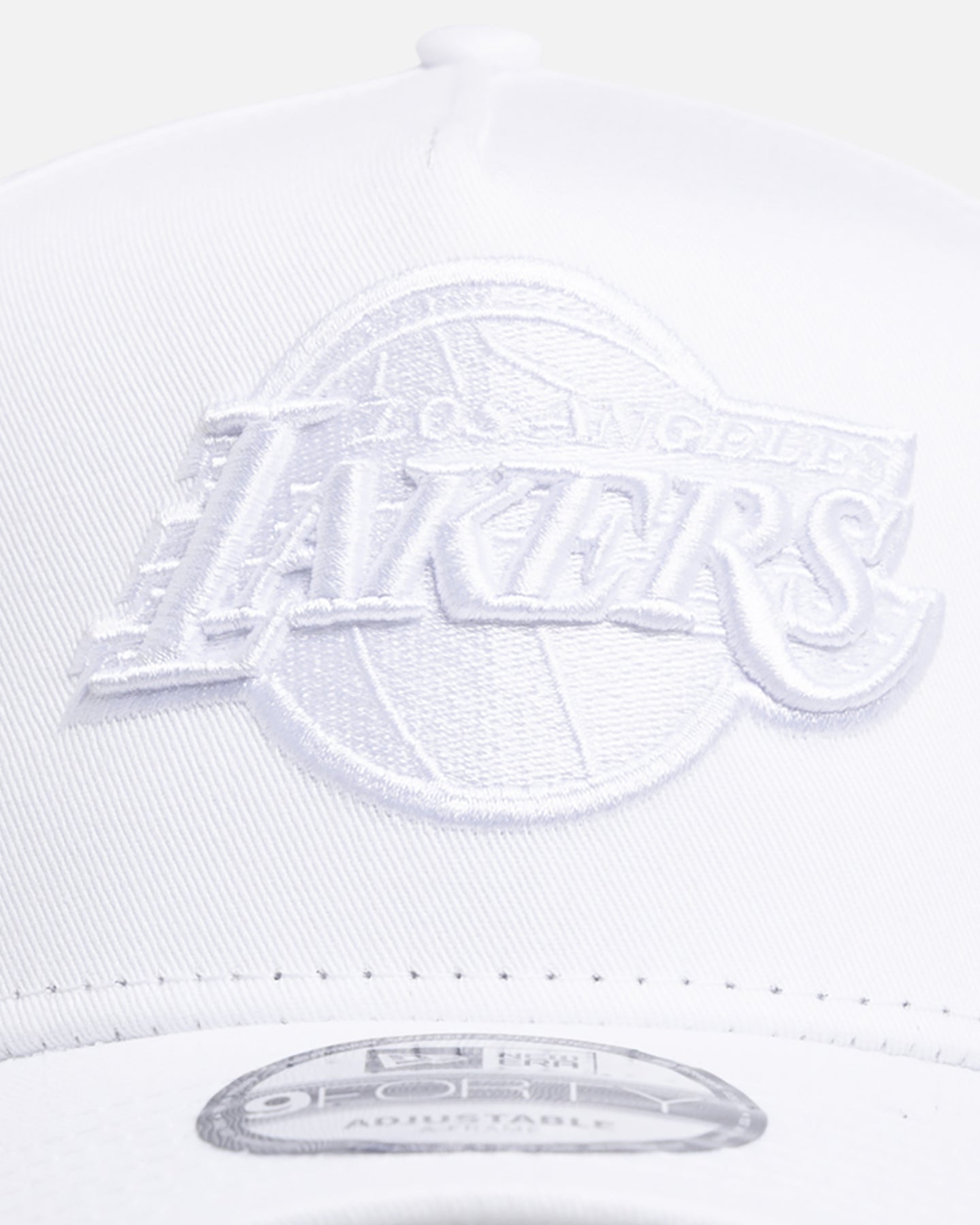 New Era Los Angeles Lakers 'Optic White' 9FORTY A-Frame Snapback Optic White