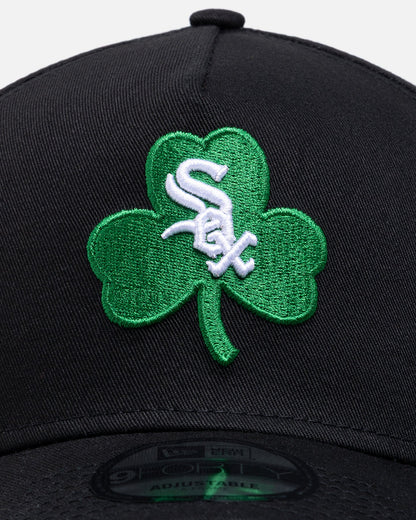 New Era Chicago White Sox 'St.Patrick's Day' 9FORTY A-Frame Snapback Black/Green