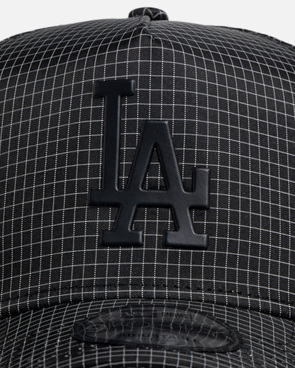New Era Los Angeles Dodgers 'Black Ripstop' 9FORTY A-Frame Snapback Black/Black