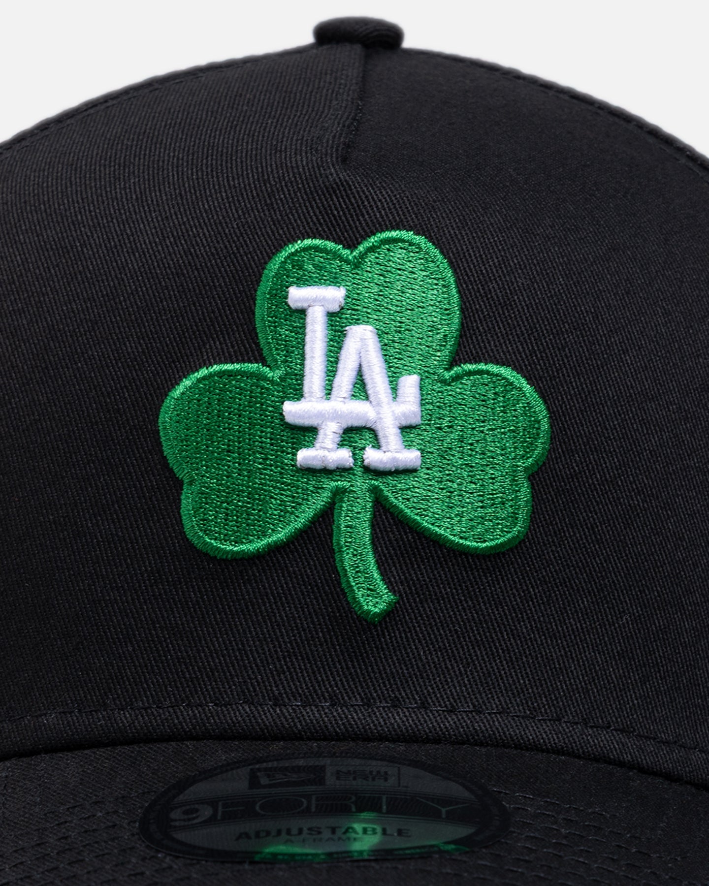 New Era Los Angeles Dodgers 'St.Patrick's Day' 9FORTY A-Frame Snapback Black/Green