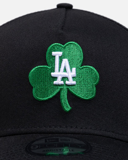 New Era Los Angeles Dodgers 'St.Patrick's Day' 9FORTY A-Frame Snapback Black/Green
