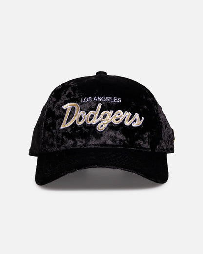 New Era Los Angeles Dodgers 'Velvet' 9FORTY A-Frame Snapback Black/Gold